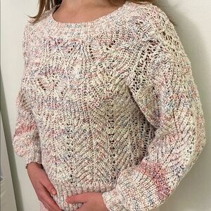 Women's Multicolor Knit Sweater, never worn